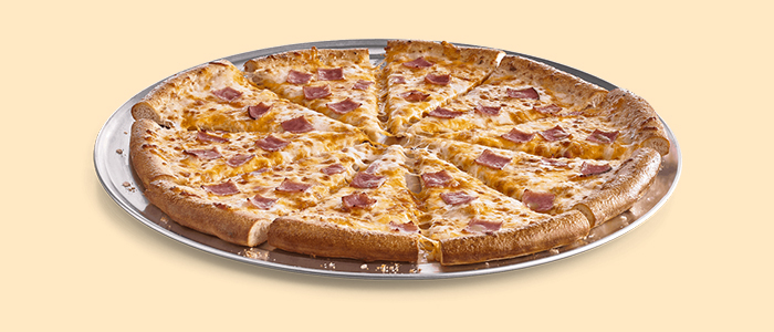 Cheese & Ham Pizza  7" 