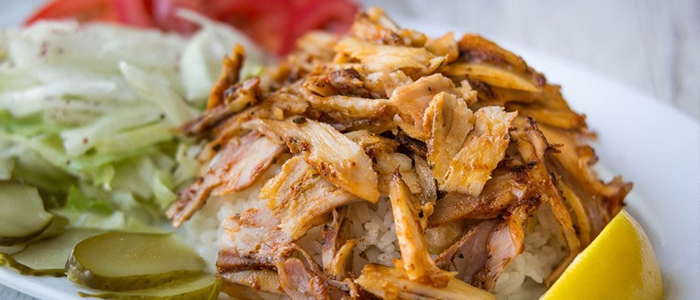 Tray Of Chicken Doner Meat  Large 
